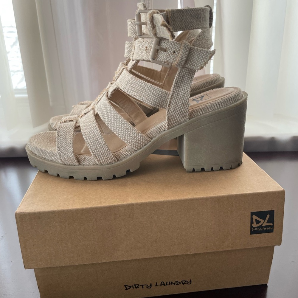 Block open toe sandals - Picture 3 of 4